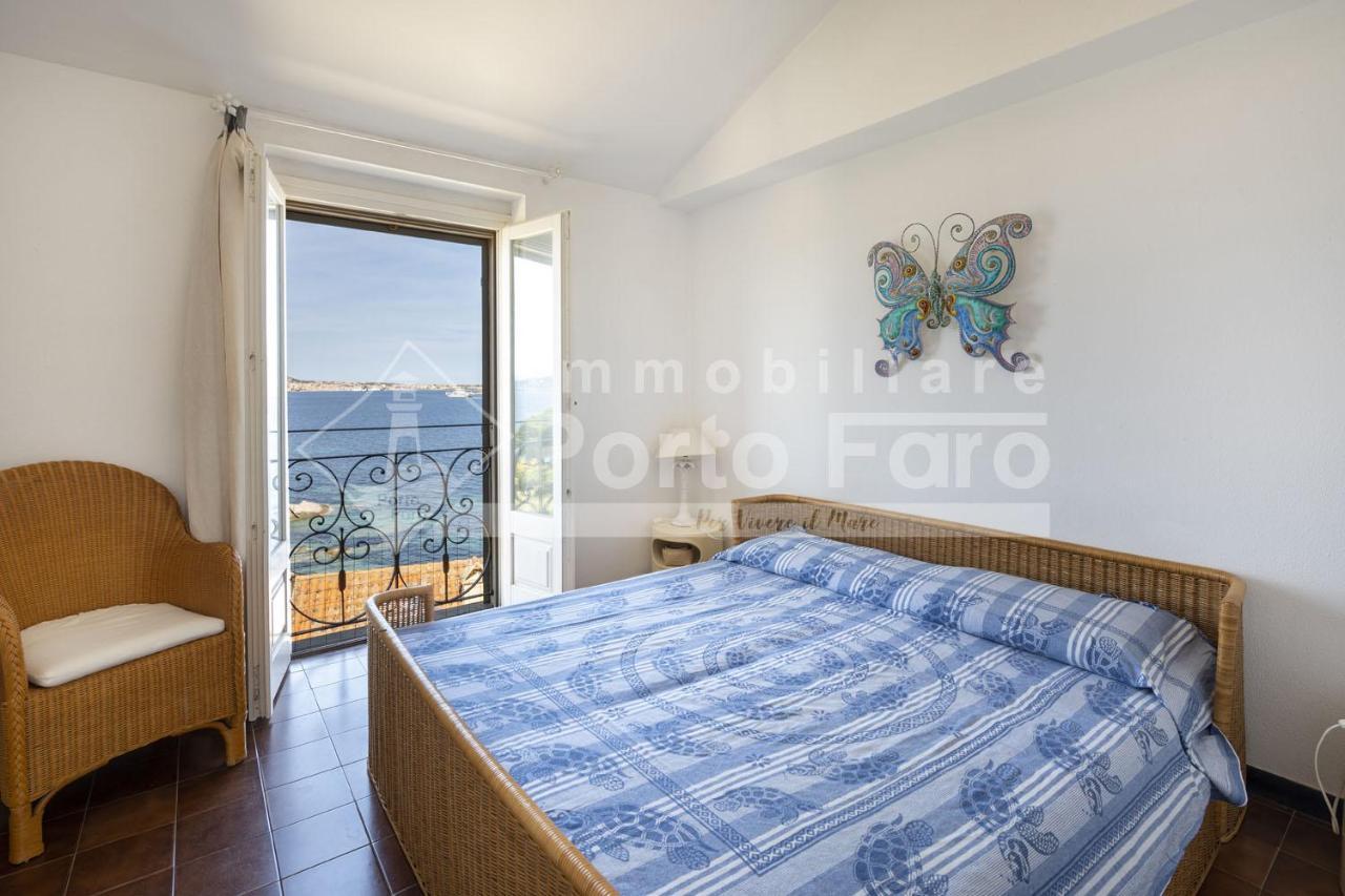 4 Faro - Attico Sul Faro Di Porto Faro Villa Palau Exteriör bild